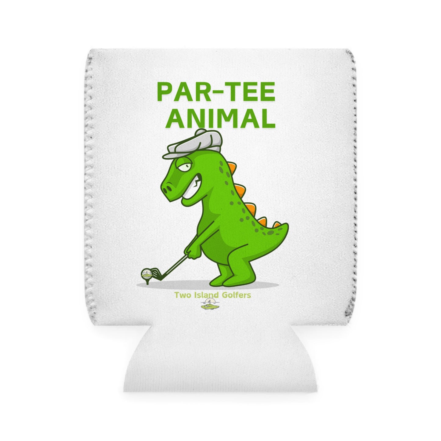 Dinosaur Golf Koozie – "Par-Tee Animal" | "My Drinking Team Has a Golf Problem"