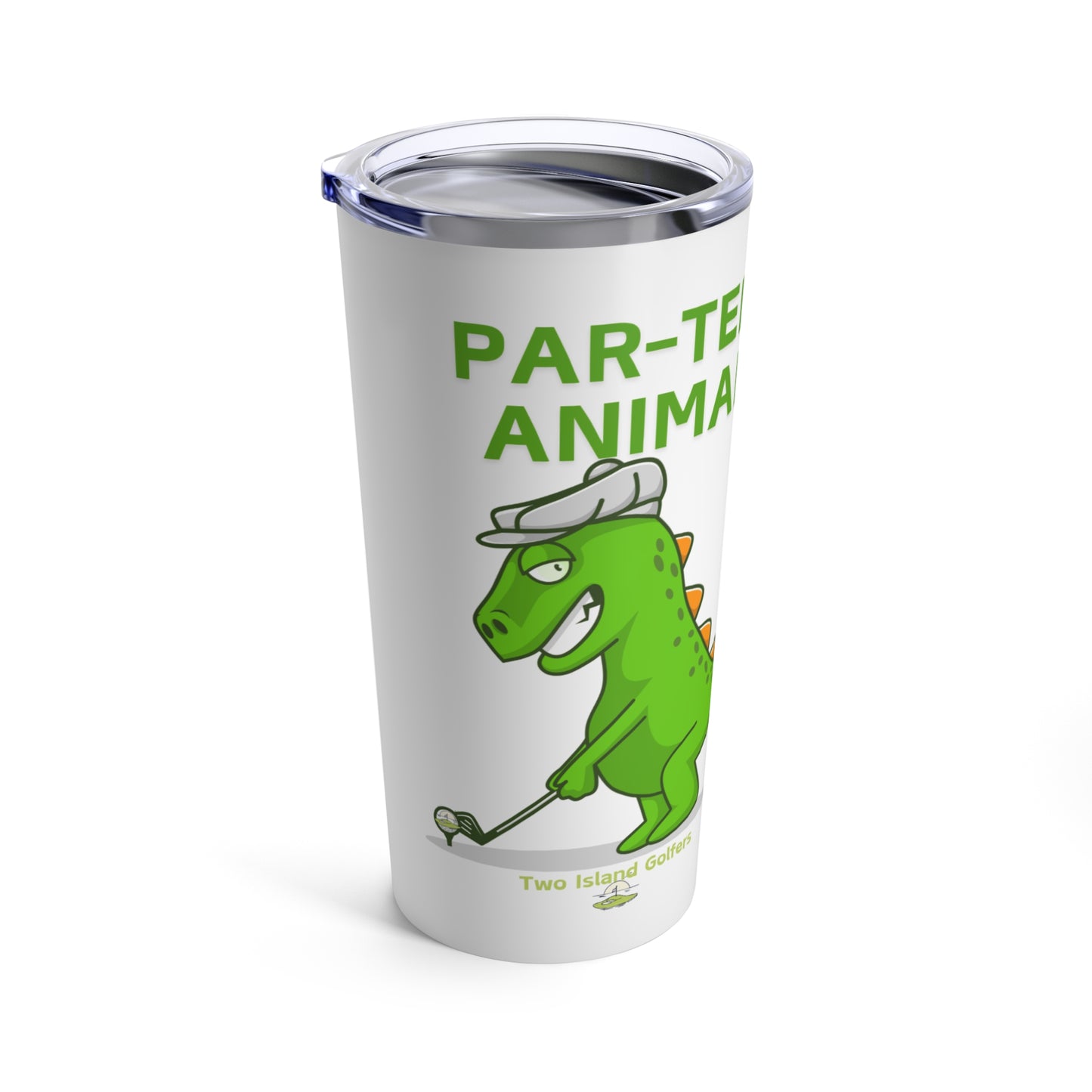 Dinosaur Golf Tumbler – "Par-Tee Animal" | "My Drinking Team Has a Golf Problem" – 20 oz Vacuum Insulated